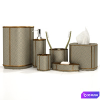 Bathroom decorative set 2 3D Model Vray