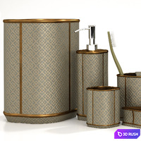 Bathroom decorative set 2 3D Model Vray