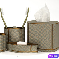 Bathroom decorative set 2 3D Model Vray