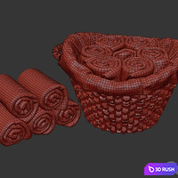 Towels_14 3D Model Corona