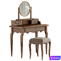 Dressing table Sienna Mirror casa Tocador pequeno 3D Model Vray