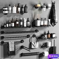 Inda Colorella accessories 3D Model Vray, Corona
