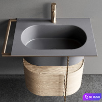 Ceramica Cielo Kyros Single Vanity Unit Set 2 3D Model Vray, Corona
