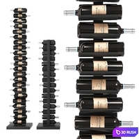 Italian Wine Rack Opinion Ciatti Ptolomeo Vino 3D Model Corona