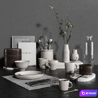 Kitchen Decor 04 3D Model Corona