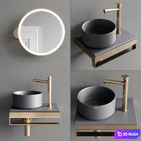 Ceramica Cielo Shui Comfort art. Milat Set 2 3D Model Vray, Corona