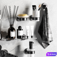Grohe Essentials accessories 3D Model Vray, Corona