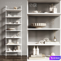 Decor set 3D Model Vray, Corona