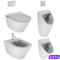 GSI Color Elements WC / Bidet / Urinals 3D Model Corona
