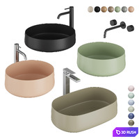 COGNAC ROUND Artceram Set | Sink overhead 3D Model Corona