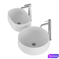 COGNAC ROUND Artceram Set | Sink overhead 3D Model Corona