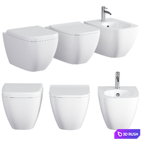 Vitra Shift miska wc wisząca rim-ex bezrantowa 54×36 cm biała 7742B003-0075 3D Model Corona
