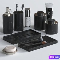 Bathroom accessories BERTOCCI Carrarino 3D Model Corona