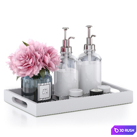 Decorative set 01 3D Model Vray, Corona