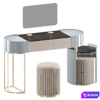 Dressing table fashion design color 3D Model Corona