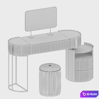 Dressing table fashion design color 3D Model Corona