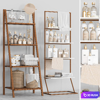 Bathroom set 114 3D Model Vray