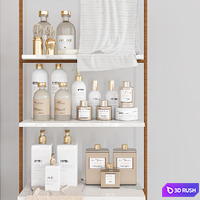 Bathroom set 114 3D Model Vray