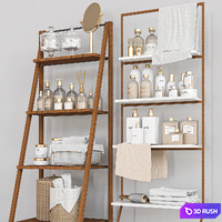 Bathroom set 114 3D Model Vray