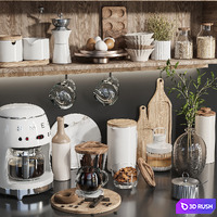 Kitchen accessories027 3D Model Vray, Corona