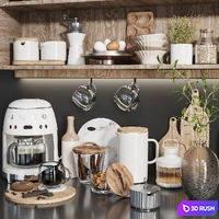 Kitchen accessories027 3D Model Vray, Corona