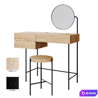 Composed Vanity, Stool II by Ladies and Gentlemen Studio 3D Model Corona