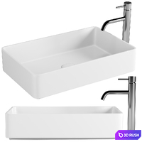 Neoro n50 countertop washbasin 3D Model Corona