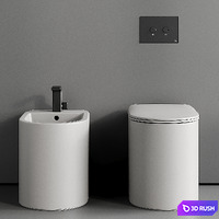 Ceramica Flaminia Astra WC 3D Model Vray, Corona