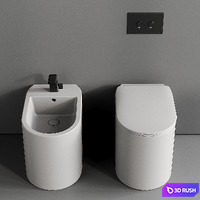 Ceramica Flaminia Astra WC 3D Model Vray, Corona