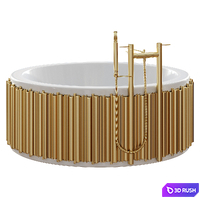 SYMPHONY BATHTUB by Brabbu 3D Model Corona