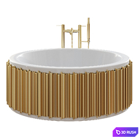 SYMPHONY BATHTUB by Brabbu 3D Model Corona