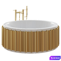 SYMPHONY BATHTUB by Brabbu 3D Model Corona