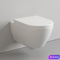Toilet Villeroy &amp; Boch Subway 2 3D Model Vray, Corona