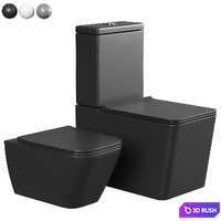 Toilet Vincea Q-Line 3D Model Corona