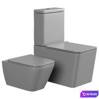 Toilet Vincea Q-Line 3D Model Corona