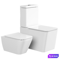 Toilet Vincea Q-Line 3D Model Corona