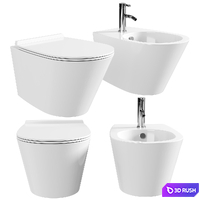 Toilet Simas Gambassi 3D Model Corona