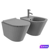 Toilet Simas Gambassi 3D Model Corona