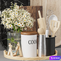 Kitchen accessories 043 3D Model Corona