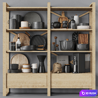 Kitchen accessories045 3D Model Vray, Corona