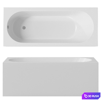Bathtub Villeroy &amp; Boch Oberon 3D Model