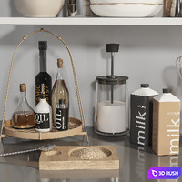 Kitchen accessories048 3D Model Vray, Corona