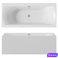 Bathtub Riho LIMA 3D Model Vray, Corona