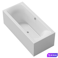 Bathtub Riho LIMA 3D Model Vray, Corona