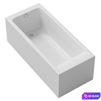 Bathtub Roca Easy 3D Model Vray, Corona