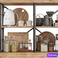 Accessories smeg 06 3D Model Vray, Corona