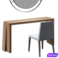 Dressing table 1 by LASKASAS 3D Model Corona