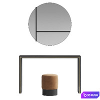 Dressing table 2 by LASKASAS 3D Model Corona