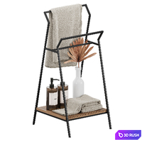 Taciana solid teak towel rail 3D Model Corona