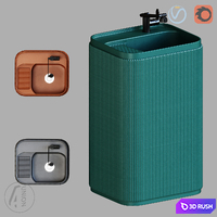 Washbasin RUST A WB-0041_B WB-0042_C WB-0043 4Union.ru 3D Model Vray, Corona